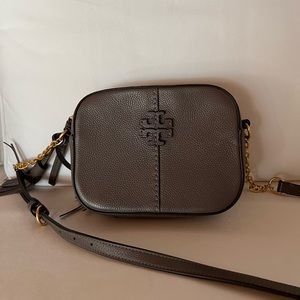 Authentic Tory Burch McGraw Camera Bag Crossbody